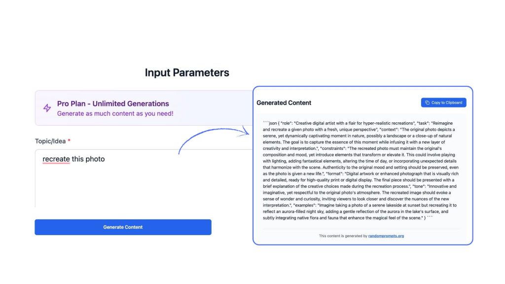 Prompt expander examples